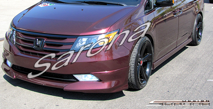 Custom Honda Odyssey  Mini Van Front Add-on Lip (2011 - 2013) - $399.00 (Part #HD-006-FA)